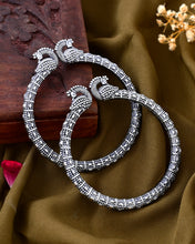 Procyon Peacock Oxidised Bangle