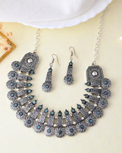 Antares Oxidised Necklace Set