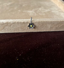 Stunning Flower Carved Press Stone Nosepin