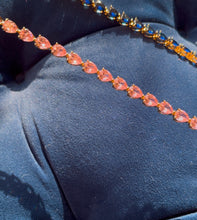 Sapphire Pink Emerald Tennis Bracelet