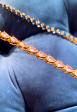 Sapphire Pink Emerald Tennis Bracelet