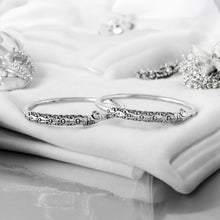 Arcturus Peacock Oxidised Bangle