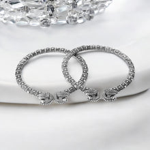 Procyon Peacock Oxidised Bangle