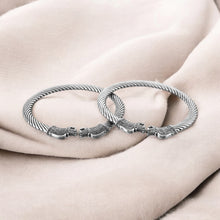 Lacaille Lion Shaped Oxidised Bangle