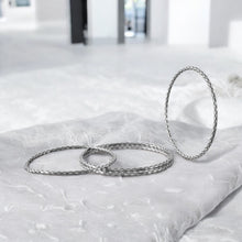 Electra Round Oxidised Bangle