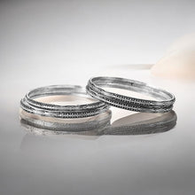 Celaeno Oxidised Bangle