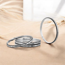 Crux Oxidised Bangle