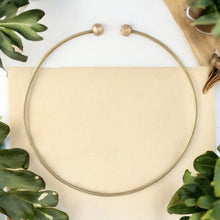 Gold round Neck Hasli