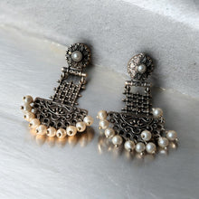 Pendulum Carved Antique Earrings