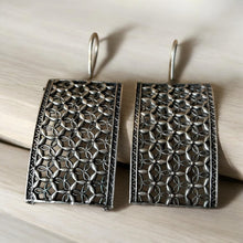 Stunning Web Carved Earring