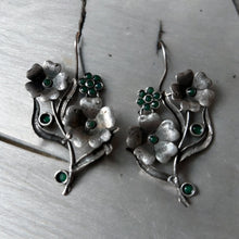 Stunning Multi Flower Loop Earrings