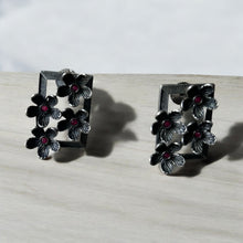 Flower Sqaure Elegant Earrings