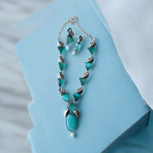 Elegant Royal Blue Necklace Set