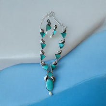 Elegant Royal Blue Necklace Set