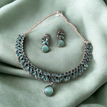 Royal Equisite Mint Green Necklace Set