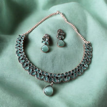 Royal Equisite Mint Green Necklace Set