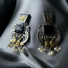 Swan Precious Dual Tone Earrings