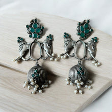 Elegant Dual elephant Faced Earrings